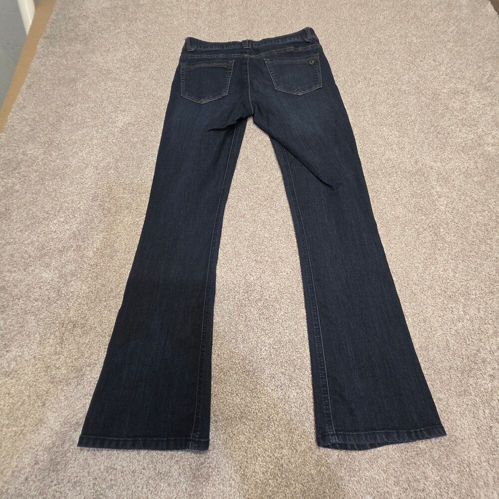 Democracy "Ab" Technology Bootcut Jeans sz 4P mid rise dark wash indigo stretch